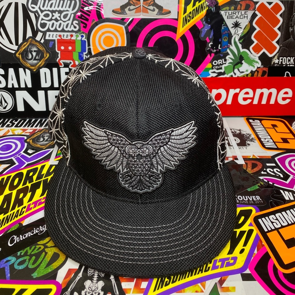 7 1/4 GRASSROOTS OWL GALAXY HAT W/ STASH PCKT